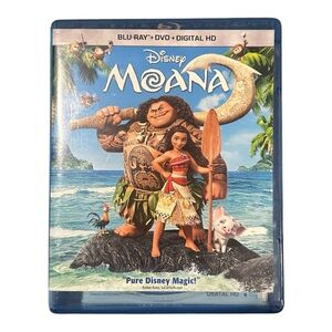 Disney Moana Blu-ray + DVD Combo Pack | Like New